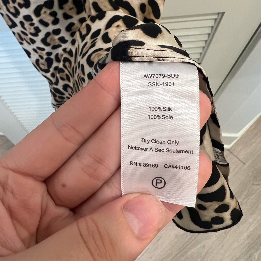 ATM Leopard Midi Dress - Picture 5 of 5